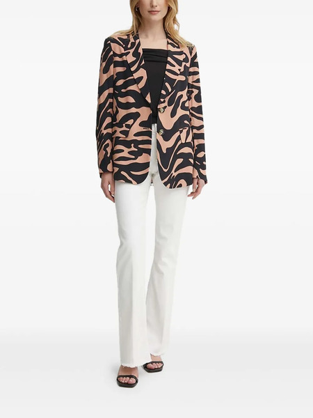  Sisley Single-breasted Blazer - Brown 