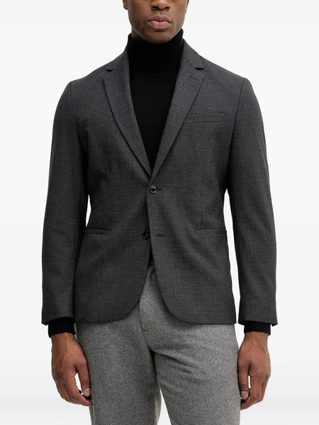  Sisley Single-breasted Blazer - Grey 
