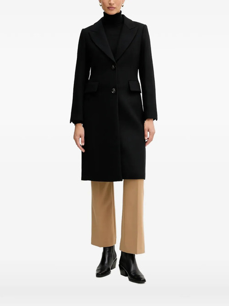  Sisley Single-breasted Coat - Black 