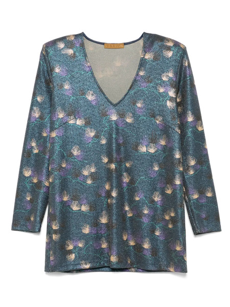  Siyu Printed Top - Blue 