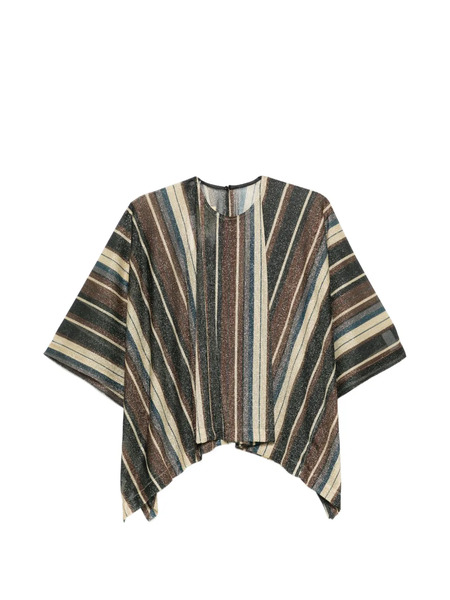  Siyu Zoe Striped-pattern Kaftan - Brown 