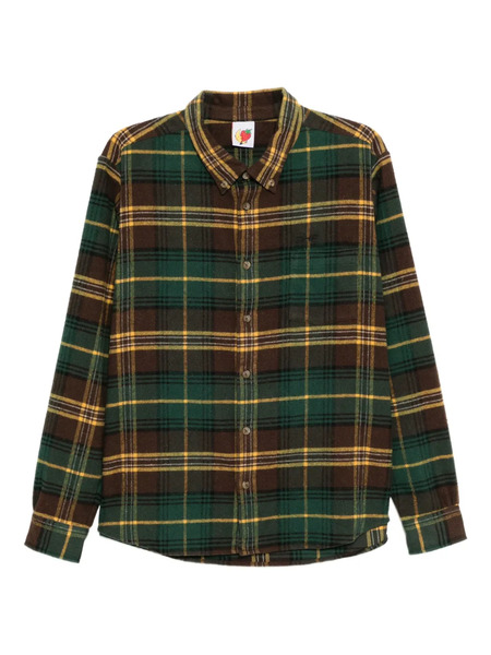  Sky High Farm Flannel Button Down Shirt - Green 