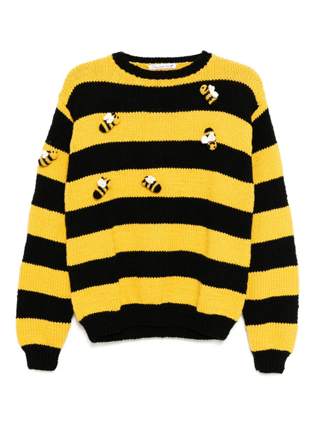  Sky High Farm Striped Jumper - Yellow 