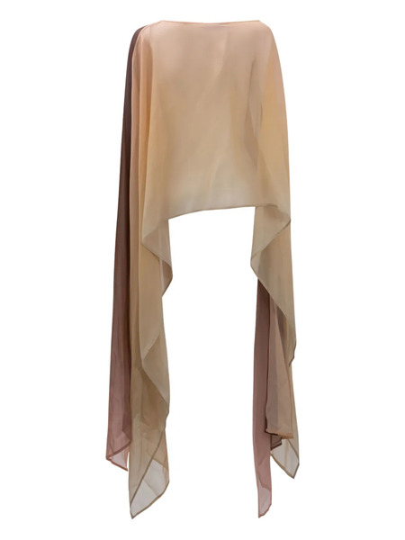  Sleep No More Draped Blouse - Neutrals 