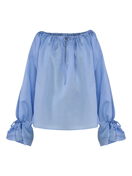  Sleeper Cha-cha Lounge Blouse - Blue 
