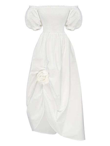  Sleeper Cotton Midi Dress - White 