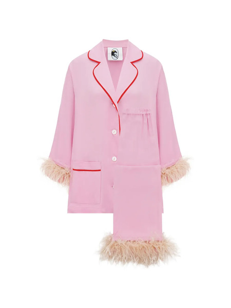  Sleeper Detachable-feathers Pajama Set - Pink 