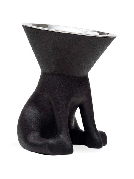  Slide Seated-dog Bowl - Black 