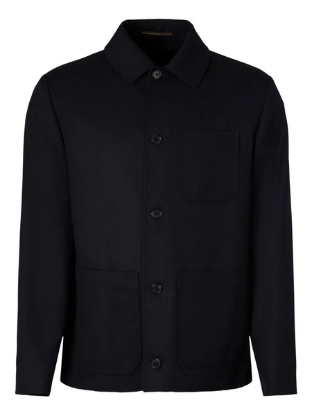  Slowear Button-fastening Shirt Jacket - Black 