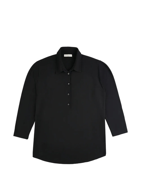  Slowear Buttoned Polo Shirt - Black 