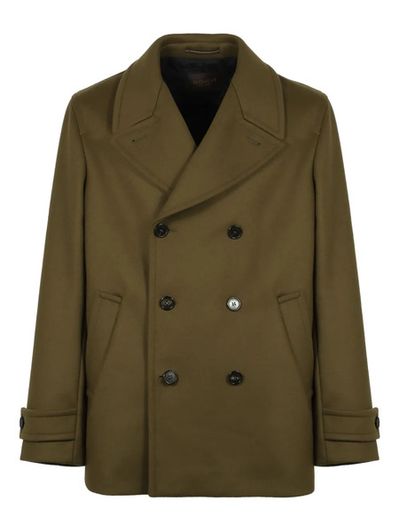  Slowear Double-breasted Coat - Green 