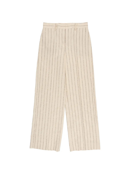  Slowear Pinstripe Trousers - Neutrals 