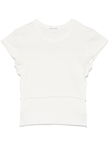  Slvrlake Inside Out-effect T-shirt - Neutrals 