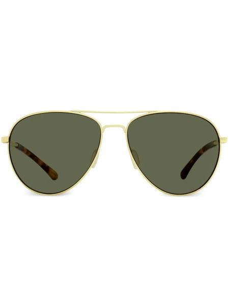  Smith Layback Pilot-frame Sunglasses - Gold 