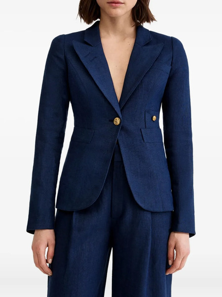  Smythe Single-breasted Wool Blazer - Blue 