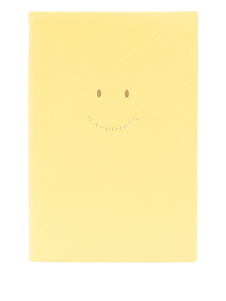  Smythson Happiness Chelsea Notebook - Yellow 