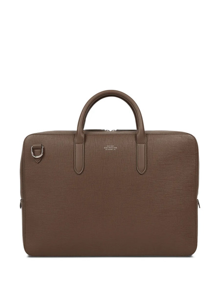  Smythson Ludlow Briefcase - Brown 