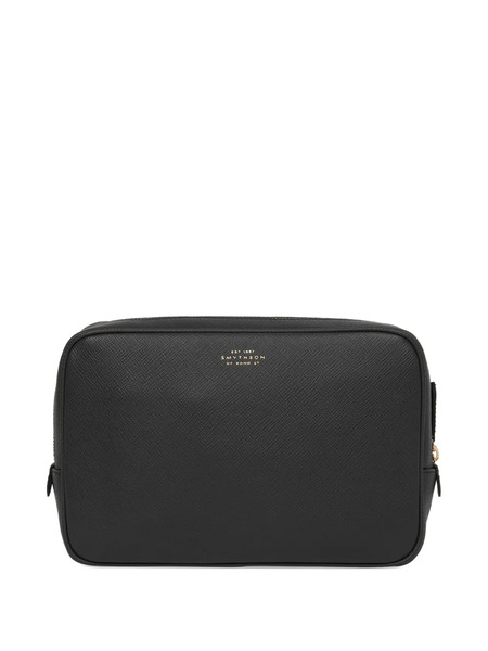  Smythson Organiser Tech Pouch - Black 
