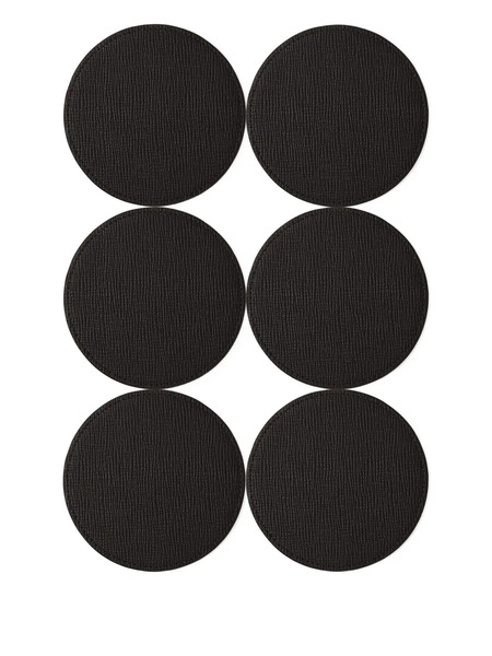  Smythson Panama Coaster Set - Black 