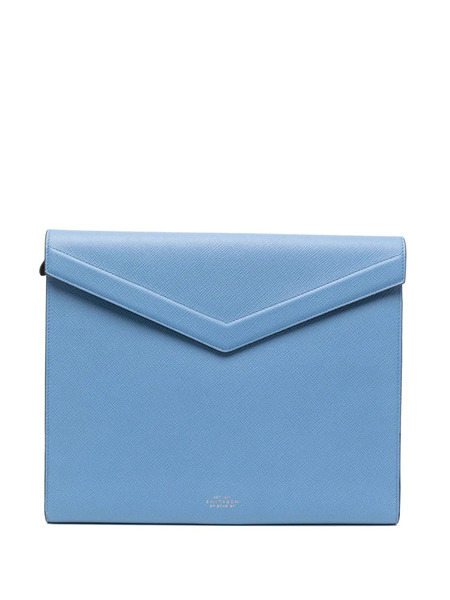  Smythson Panama Envelope Writing Folder - Blue 