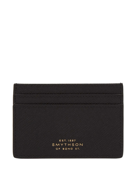  Smythson Panama Flat Cardholder - Black 