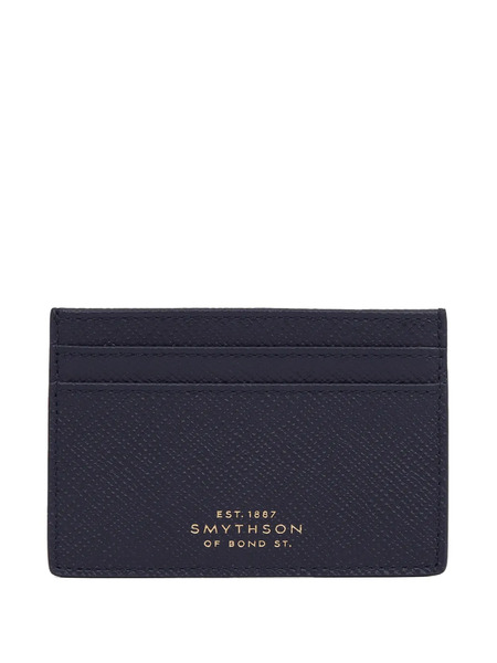  Smythson Panama Flat Cardholder - Blue 