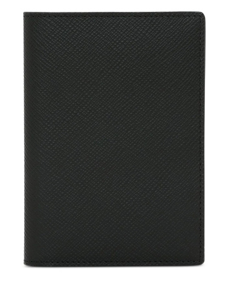  Smythson Panama Passport Cover - Black 