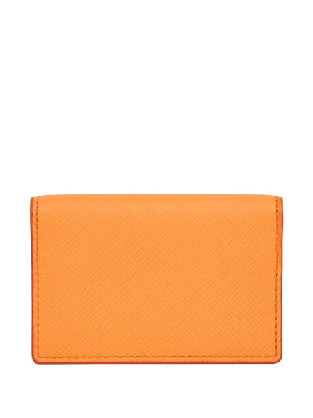  Smythson Panama Snap-closure Folded Card Case - Orange 