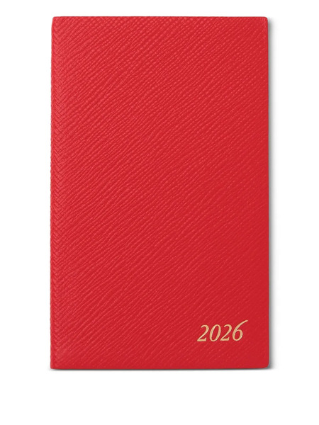  Smythson 2026 Panama Weekly Diary - Red 
