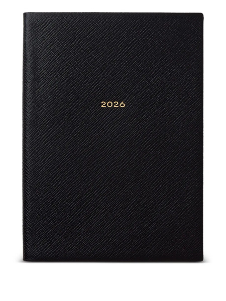  Smythson 2026 Soho Weekly Diary - Black 