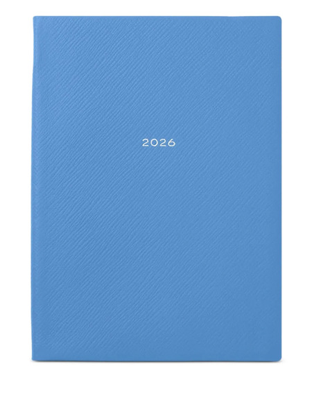  Smythson 2026 Soho Weekly Diary - Blue 