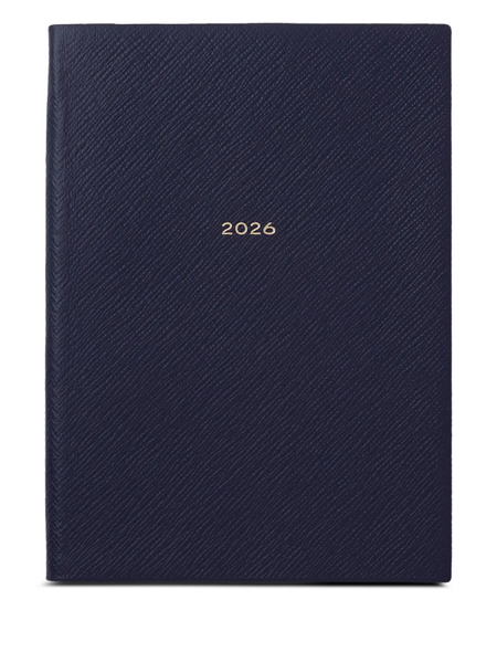  Smythson 2026 Soho Weekly Diary - Blue 