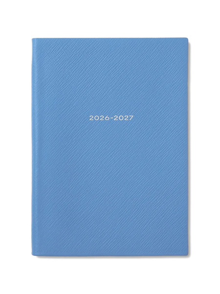  Smythson 2026-2027 Soho Weekly Diary - Blue 
