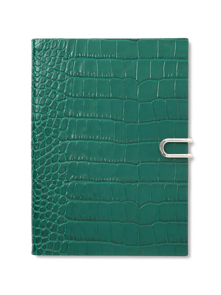  Smythson 2026-2027 Soho Weekly Diary - Green 