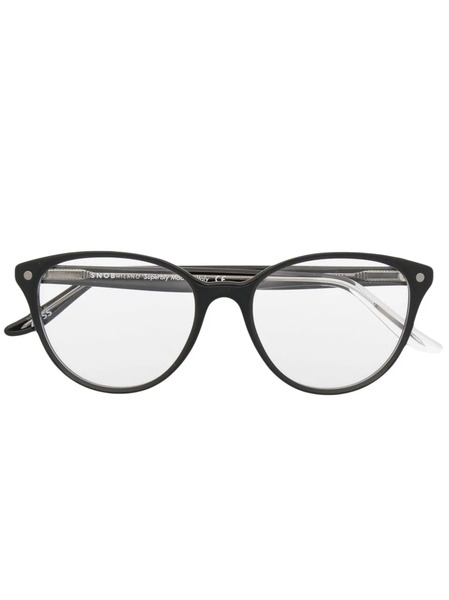  Snob Chicca Round-frame Glasses - Black 