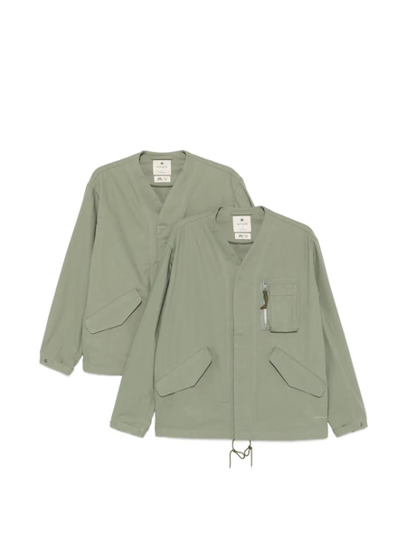  Snow Peak Zip-fastening Pocket Jacket - Green 