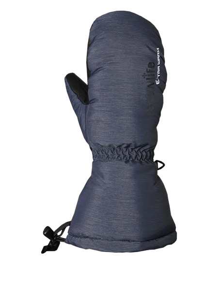  Snowlife Embellished Mitten Gloves - Blue 