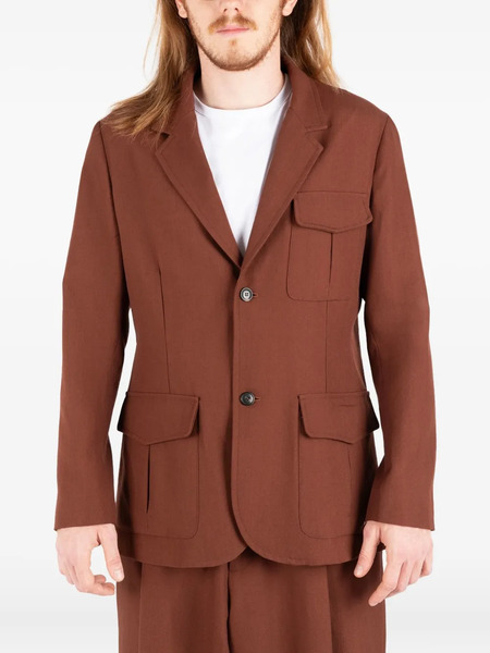  Société Anonyme Buttoned Patch-pocket Jacket - Brown 