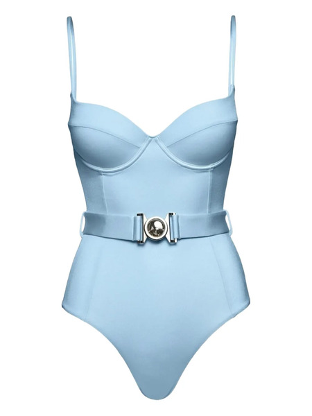  Sofia Erhan Belted Underwired Swimsuit - Blue 