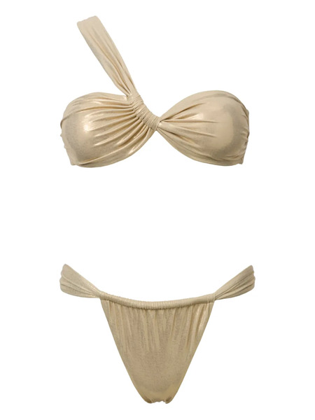  Sofia Erhan Chiara One-shoulder Bikini - Neutrals 