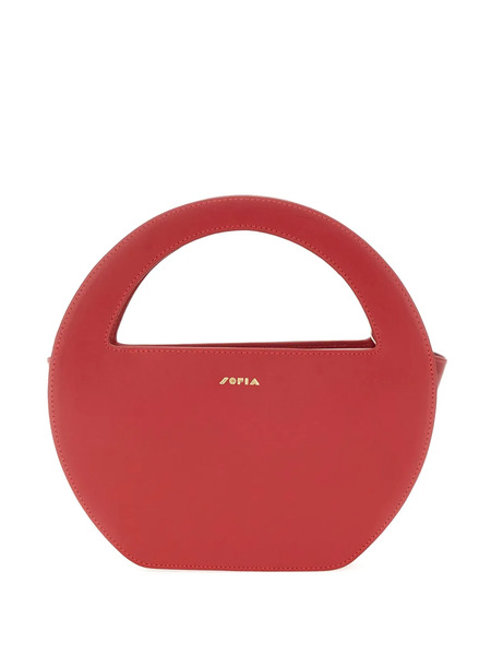  Sofia Mini Edda Round Tote Bag - Red 