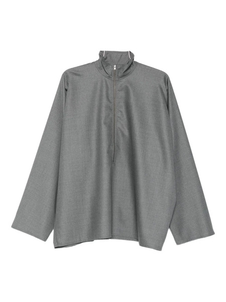  Sofie D'hoore Half-zip Blouse - Grey 