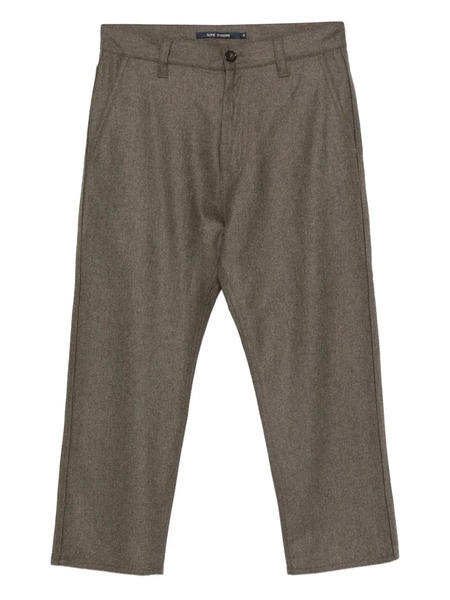  Sofie D'hoore Wool Cropped Trousers - Brown 