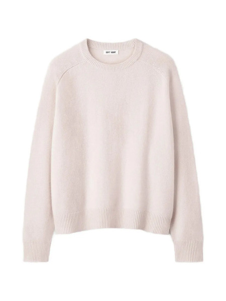 Soft Goat Boyfriend Sweater - Pink 