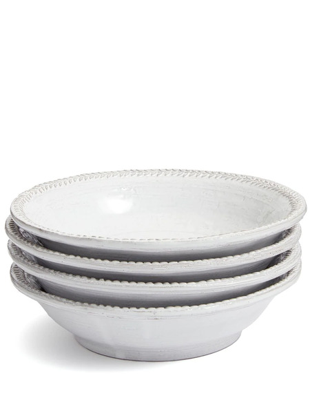  Soho Home Hillcrest Pasta Bowl Set - White 
