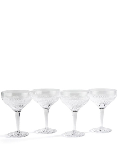  Soho Home Huxley Crystal Glasses Set - Neutrals 