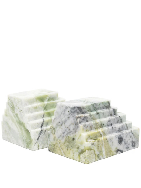  Soho Home Lola Marble Bookends - Green 