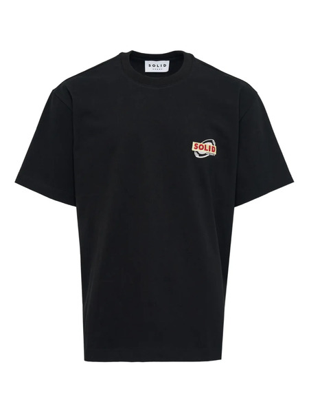  Solid Homme Rainbow Cake T-shirt - Black 