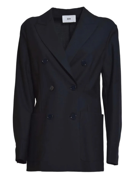  Solotre Double-breasted Blazer - Blue 