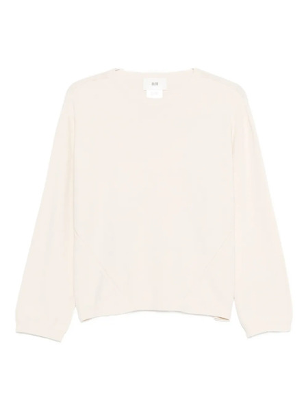  Solotre Round-neck Sweater - White 